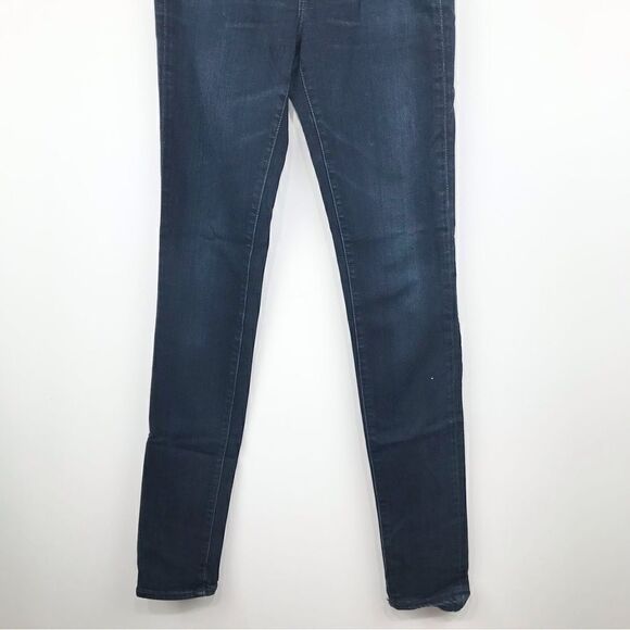 AG Adriano Goldschmied THE MIDDI Mid-Rise Dark Wash Legging - Picture 4 of 15